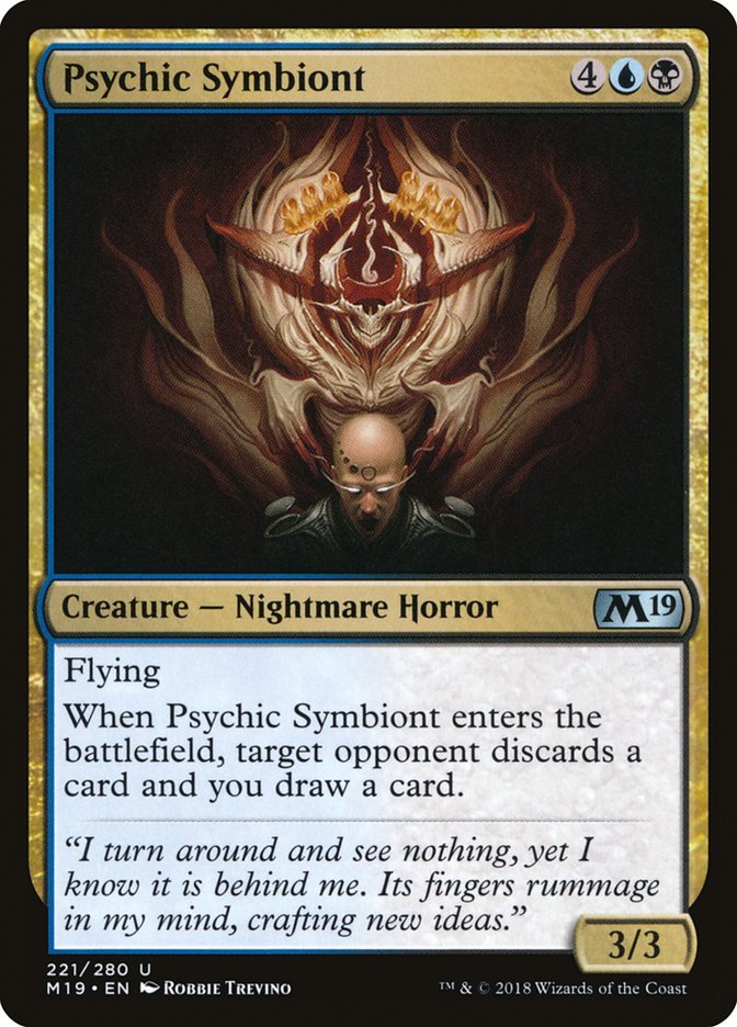Psychic Symbiont [Core Set 2019] MTG Single Magic: The Gathering    | Red Claw Gaming