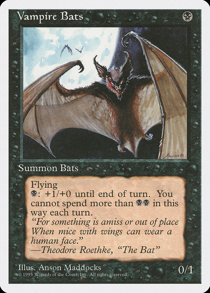 Vampire Bats [Fourth Edition] MTG Single Magic: The Gathering    | Red Claw Gaming