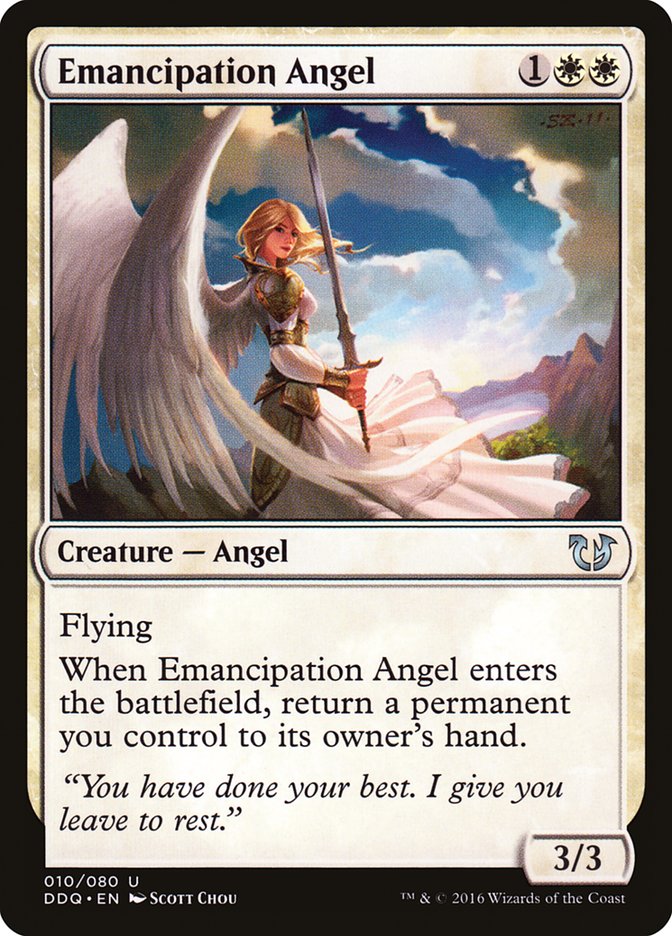 Emancipation Angel [Duel Decks: Blessed vs. Cursed] MTG Single Magic: The Gathering    | Red Claw Gaming