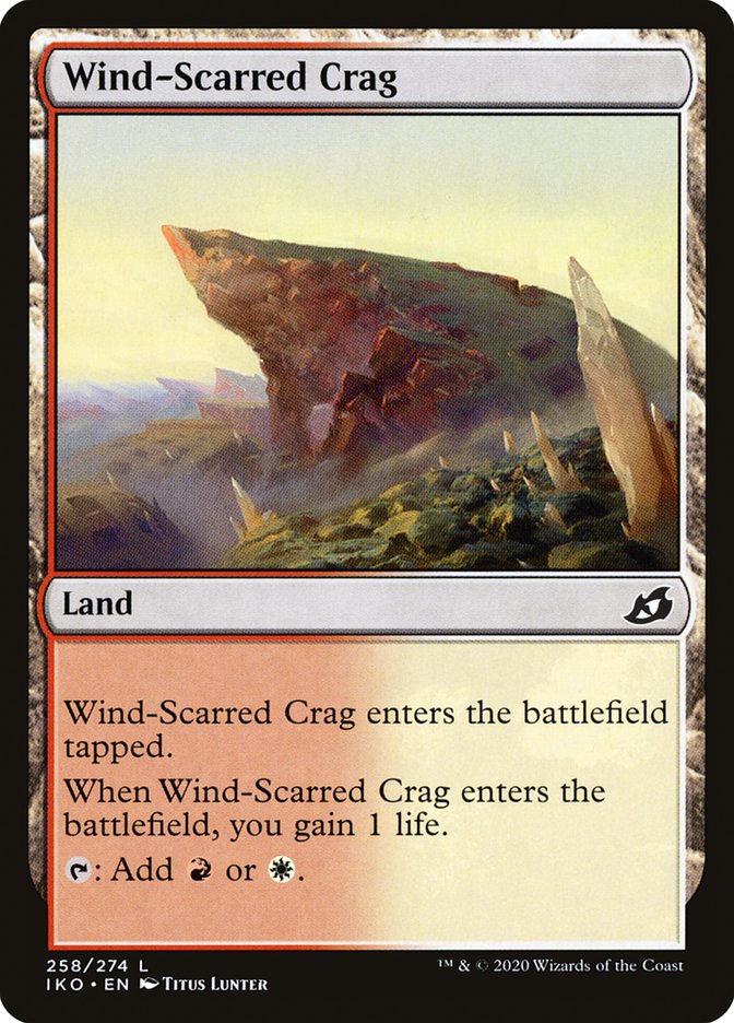 Wind-Scarred Crag [Ikoria: Lair of Behemoths] MTG Single Magic: The Gathering    | Red Claw Gaming