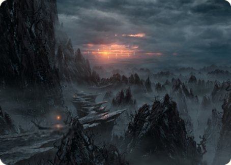 Sundown Pass Art Card [Innistrad: Crimson Vow Art Series] MTG Single Magic: The Gathering    | Red Claw Gaming