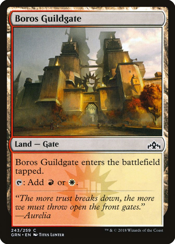 Boros Guildgate (243/259) [Guilds of Ravnica] MTG Single Magic: The Gathering    | Red Claw Gaming