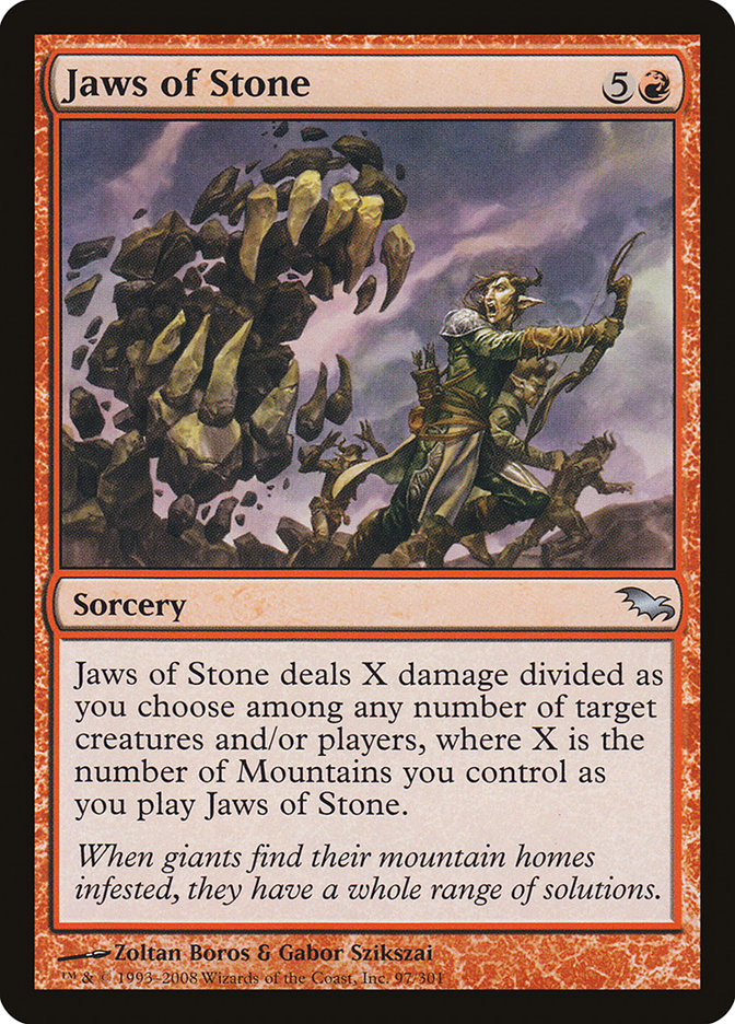 Jaws of Stone [Shadowmoor] MTG Single Magic: The Gathering    | Red Claw Gaming