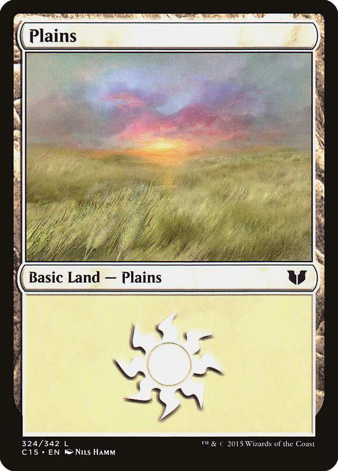 Plains (324) [Commander 2015] MTG Single Magic: The Gathering    | Red Claw Gaming