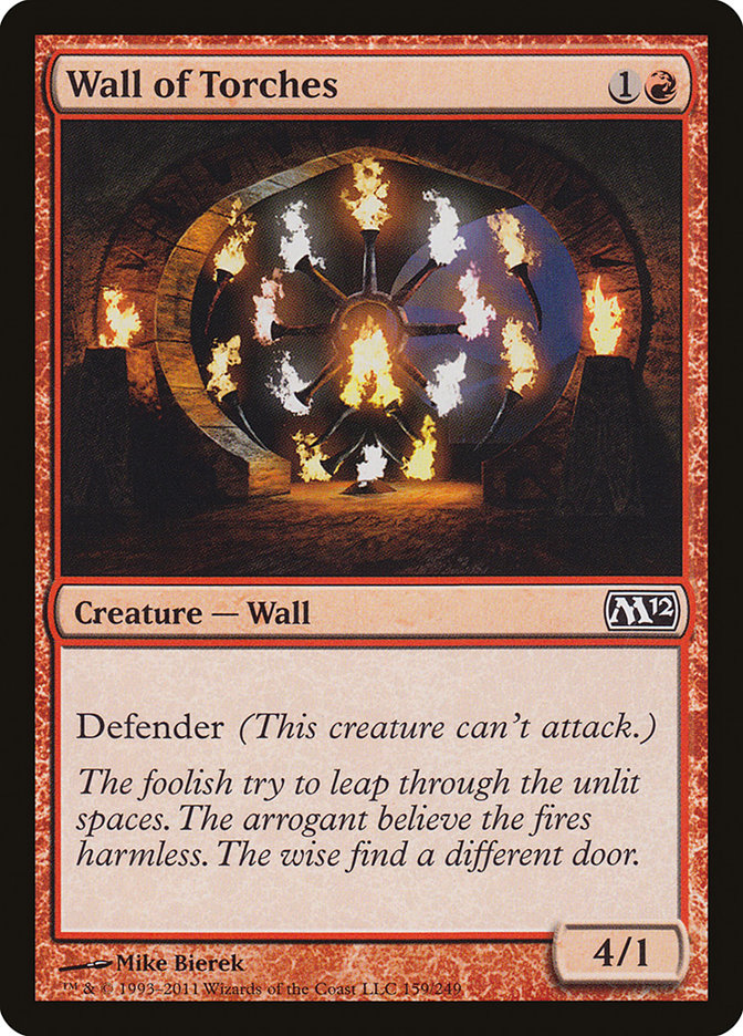 Wall of Torches [Magic 2012] MTG Single Magic: The Gathering    | Red Claw Gaming