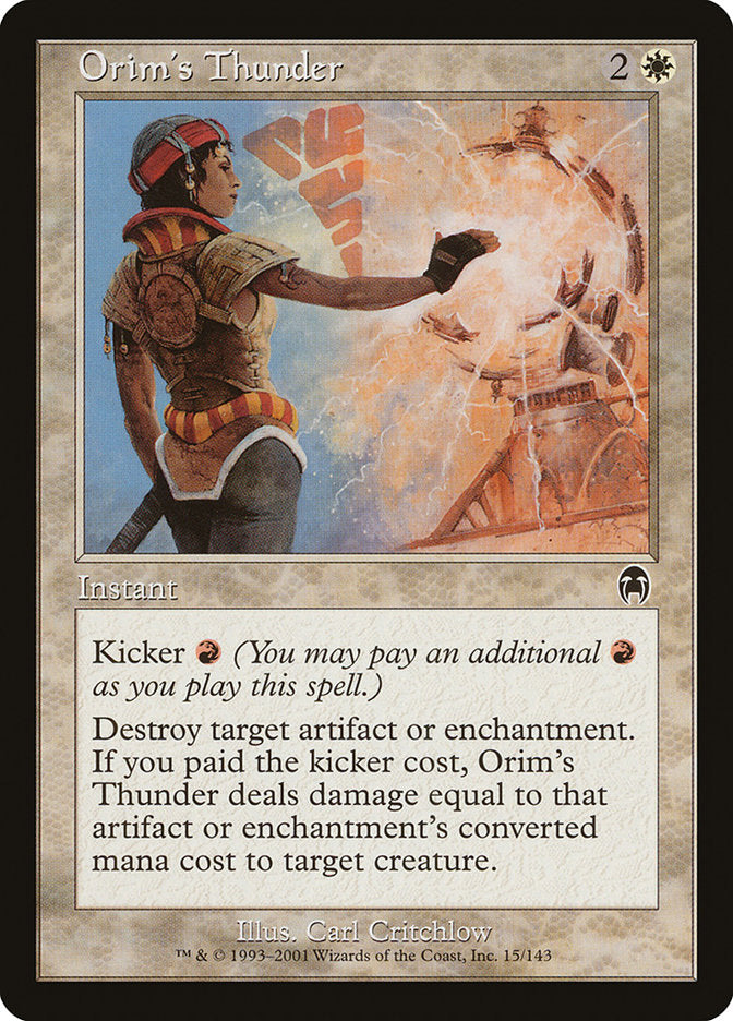 Orim's Thunder [Apocalypse] MTG Single Magic: The Gathering    | Red Claw Gaming