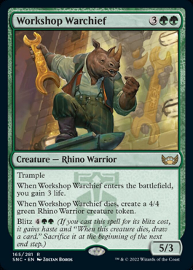 Workshop Warchief [Streets of New Capenna] MTG Single Magic: The Gathering    | Red Claw Gaming