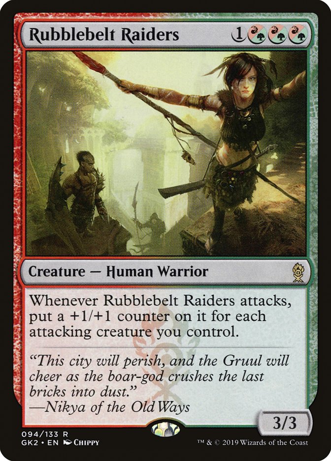 Rubblebelt Raiders [Ravnica Allegiance Guild Kit] MTG Single Magic: The Gathering    | Red Claw Gaming