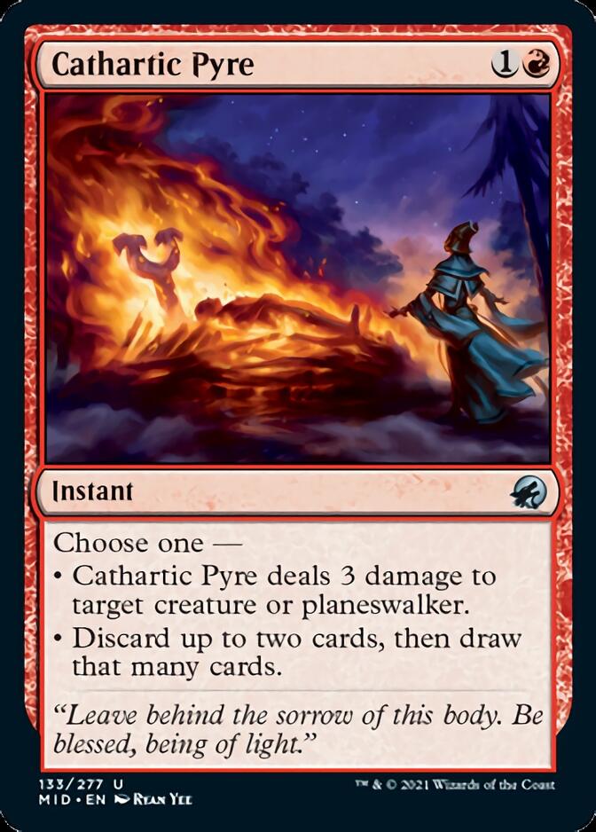 Cathartic Pyre [Innistrad: Midnight Hunt] MTG Single Magic: The Gathering    | Red Claw Gaming