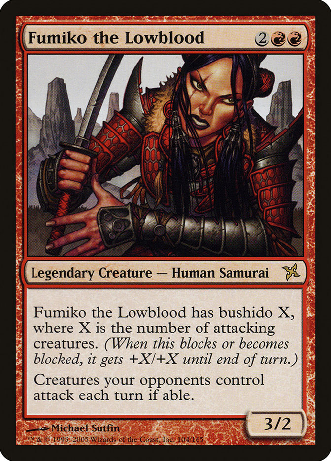 Fumiko the Lowblood [Betrayers of Kamigawa] MTG Single Magic: The Gathering    | Red Claw Gaming