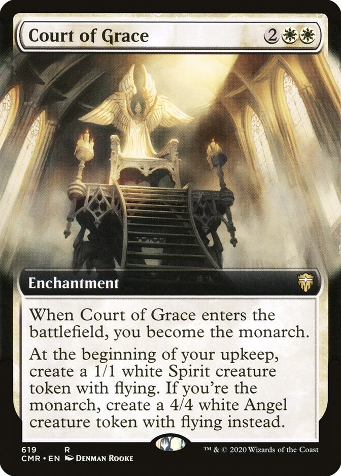 Court of Grace (Extended Art) [Commander Legends] MTG Single Magic: The Gathering    | Red Claw Gaming