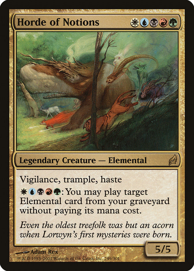 Horde of Notions [Lorwyn] MTG Single Magic: The Gathering    | Red Claw Gaming
