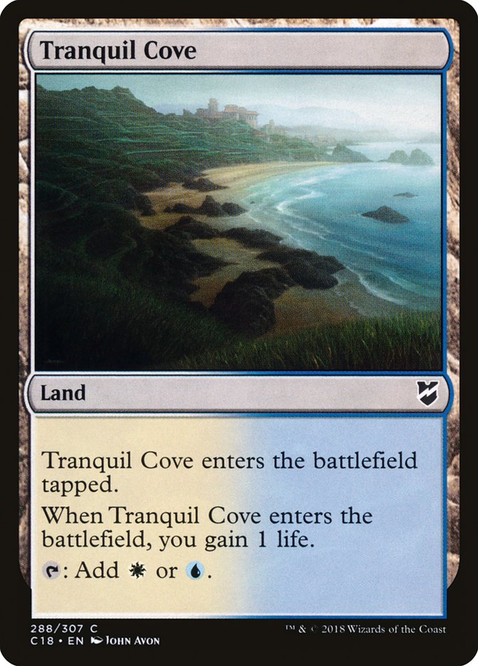Tranquil Cove [Commander 2018] MTG Single Magic: The Gathering    | Red Claw Gaming