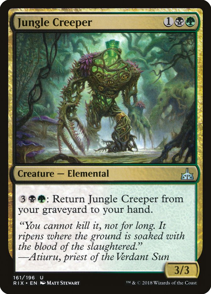 Jungle Creeper [Rivals of Ixalan] MTG Single Magic: The Gathering    | Red Claw Gaming