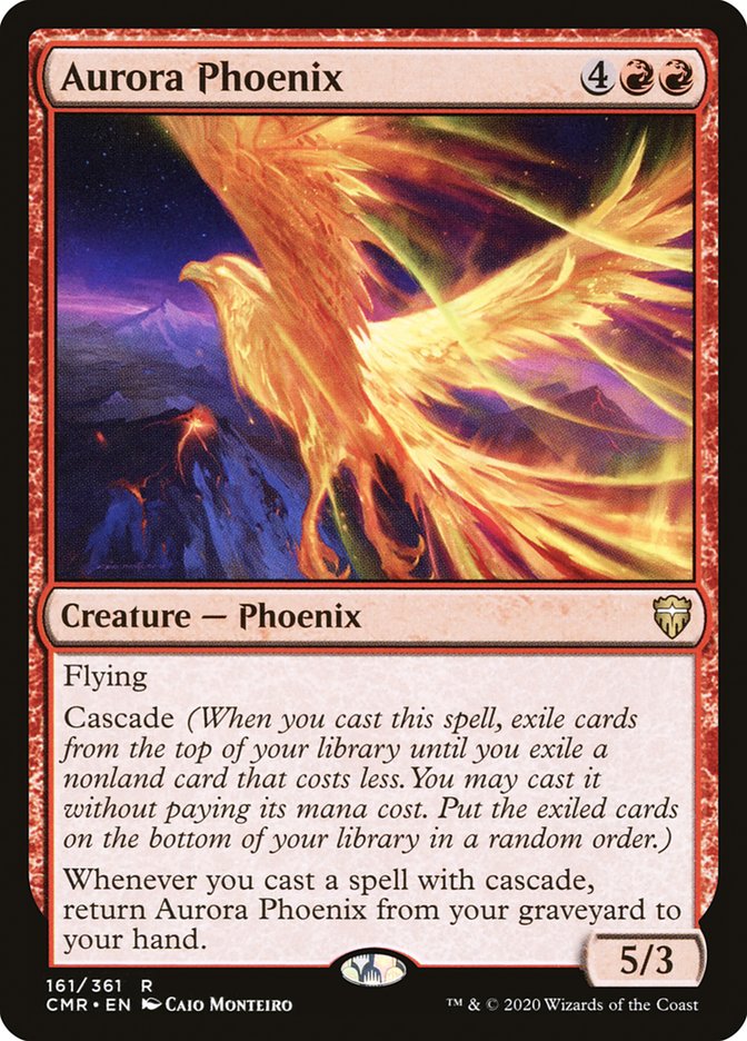 Aurora Phoenix [Commander Legends] MTG Single Magic: The Gathering    | Red Claw Gaming