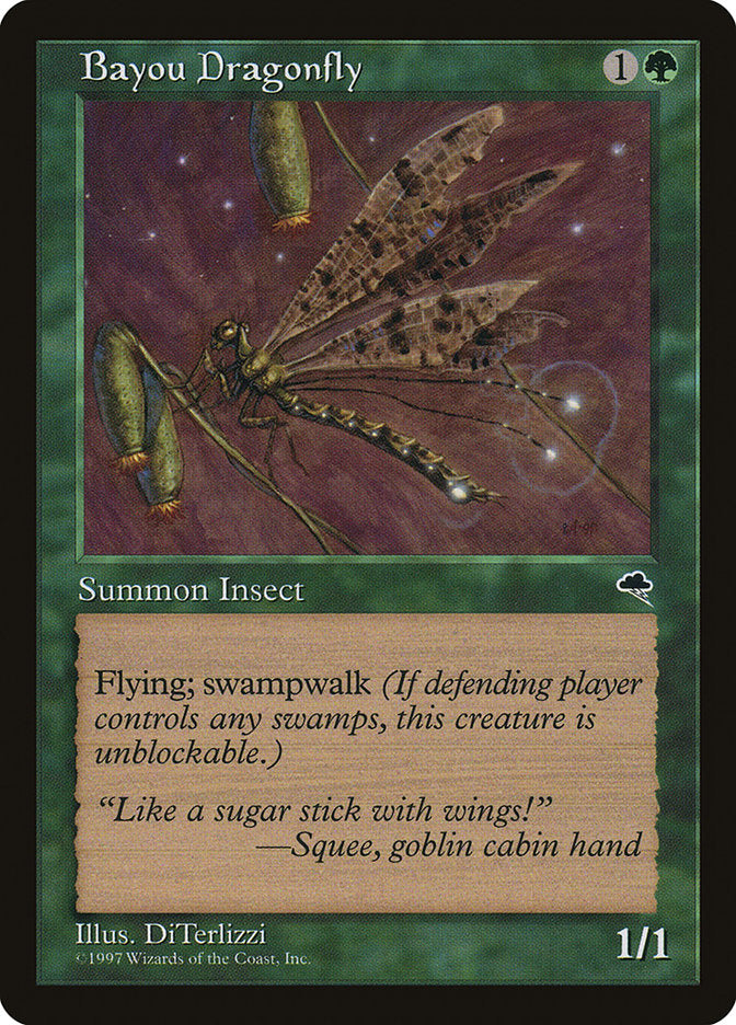 Bayou Dragonfly [Tempest] MTG Single Magic: The Gathering    | Red Claw Gaming