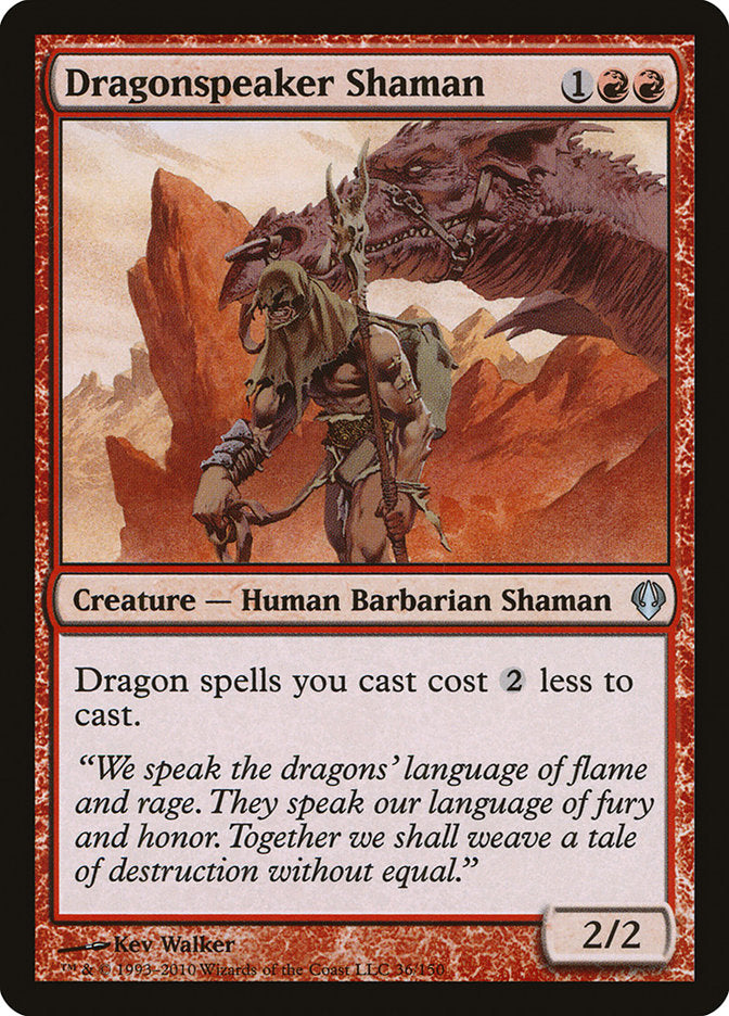 Dragonspeaker Shaman [Archenemy] MTG Single Magic: The Gathering    | Red Claw Gaming