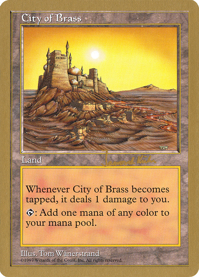 City of Brass (Janosch Kuhn) [World Championship Decks 1997] MTG Single Magic: The Gathering    | Red Claw Gaming
