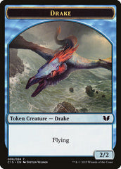 Drake // Elemental (020) Double-Sided Token [Commander 2015 Tokens] MTG Single Magic: The Gathering    | Red Claw Gaming