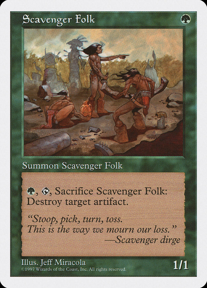 Scavenger Folk [Fifth Edition] MTG Single Magic: The Gathering    | Red Claw Gaming