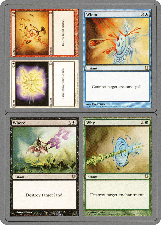 Who // What // When // Where // Why [Unhinged] MTG Single Magic: The Gathering    | Red Claw Gaming
