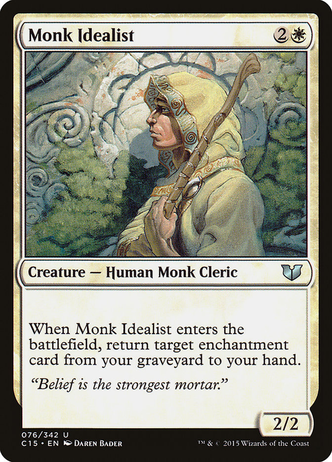 Monk Idealist [Commander 2015] MTG Single Magic: The Gathering    | Red Claw Gaming