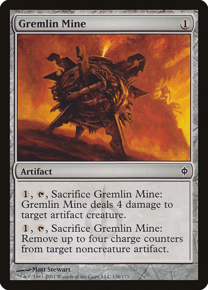 Gremlin Mine [New Phyrexia] MTG Single Magic: The Gathering    | Red Claw Gaming