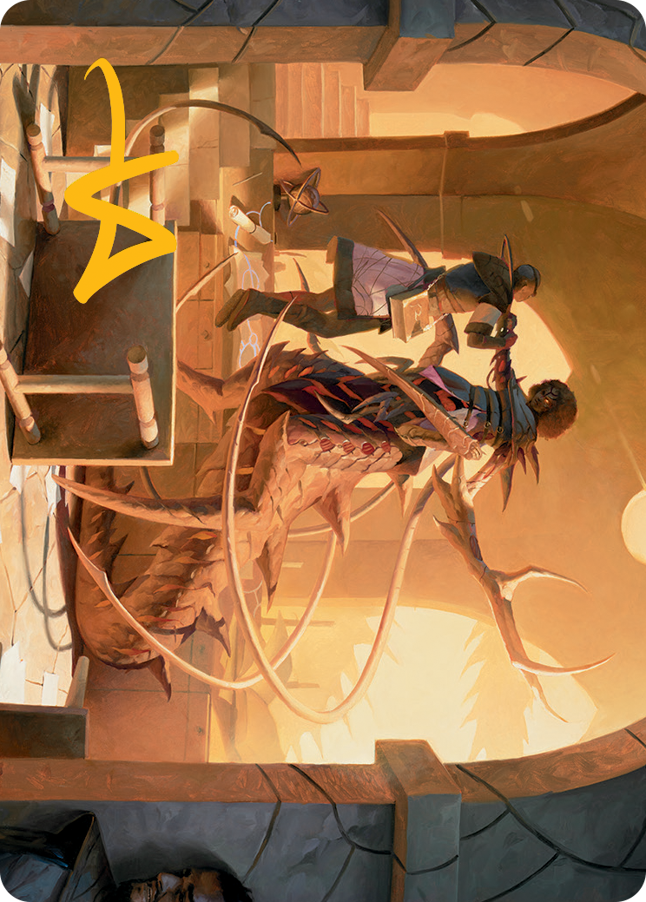 Rona, Tolarian Obliterator Art Card (Gold-Stamped Signature) [March of the Machine Art Series] MTG Single Magic: The Gathering    | Red Claw Gaming