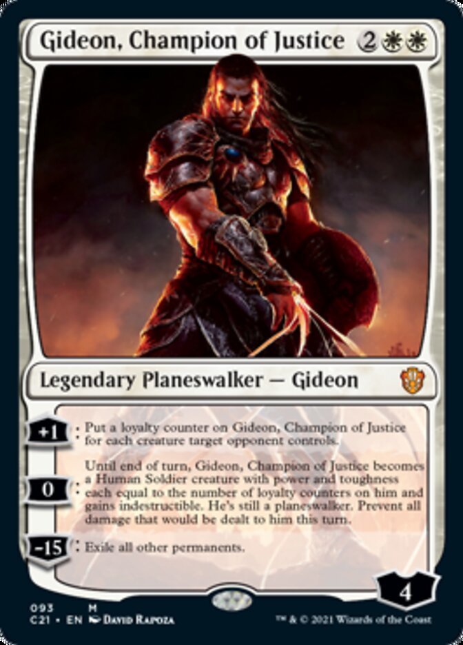 Gideon, Champion of Justice [Commander 2021] MTG Single Magic: The Gathering    | Red Claw Gaming