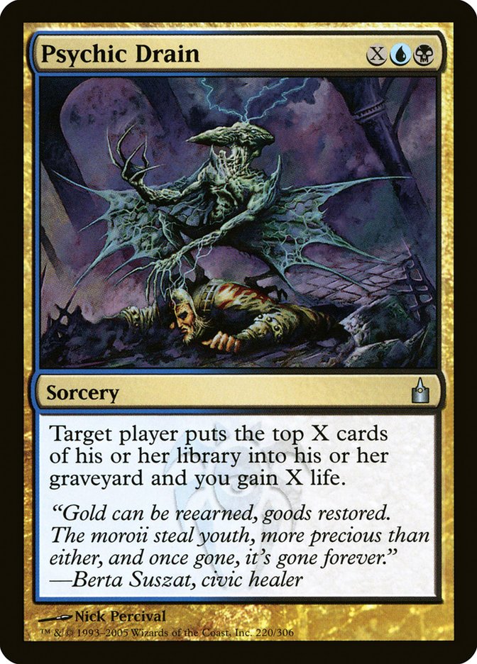Psychic Drain [Ravnica: City of Guilds] MTG Single Magic: The Gathering    | Red Claw Gaming