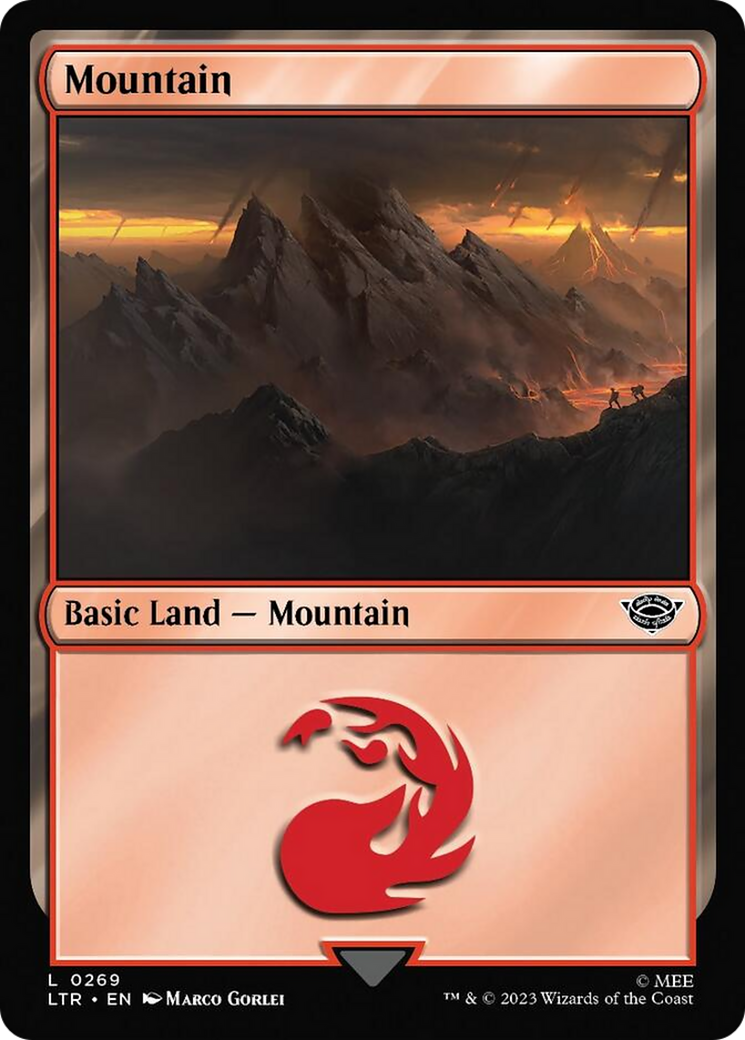 Mountain (269) [The Lord of the Rings: Tales of Middle-Earth] MTG Single Magic: The Gathering    | Red Claw Gaming