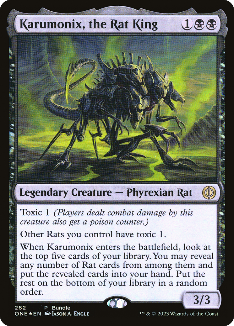 Karumonix, the Rat King (Bundle) [Phyrexia: All Will Be One] MTG Single Magic: The Gathering    | Red Claw Gaming