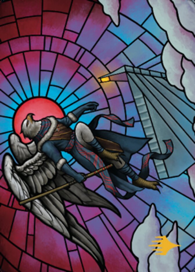 Balmor, Battlemage Captain Art Card 2 (Gold-Stamped Signature) [Dominaria United Art Series] MTG Single Magic: The Gathering    | Red Claw Gaming