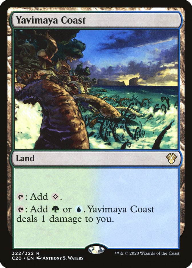 Yavimaya Coast [Commander 2020] MTG Single Magic: The Gathering    | Red Claw Gaming
