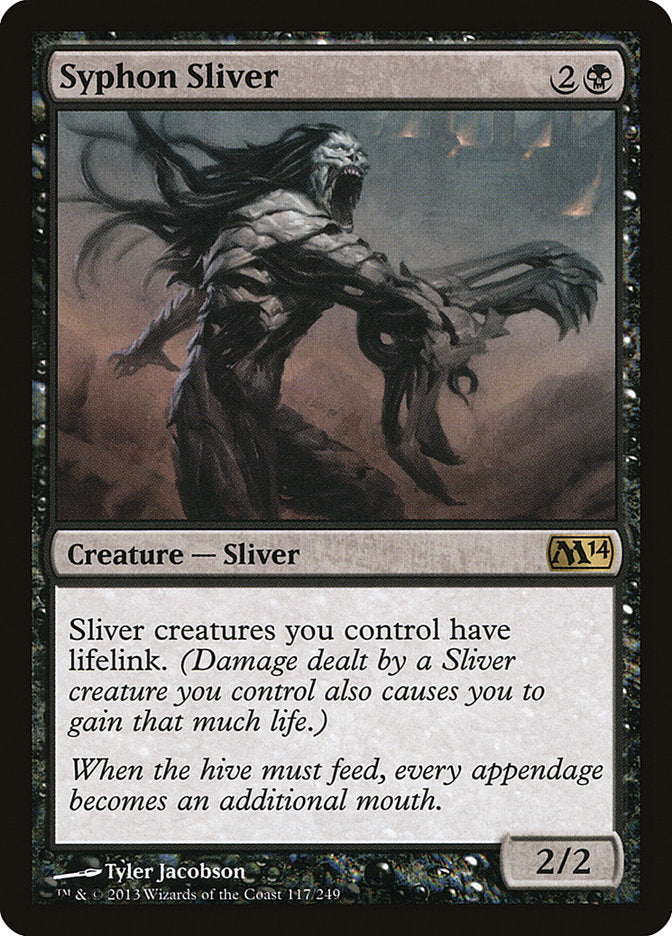 Syphon Sliver [Magic 2014] MTG Single Magic: The Gathering    | Red Claw Gaming