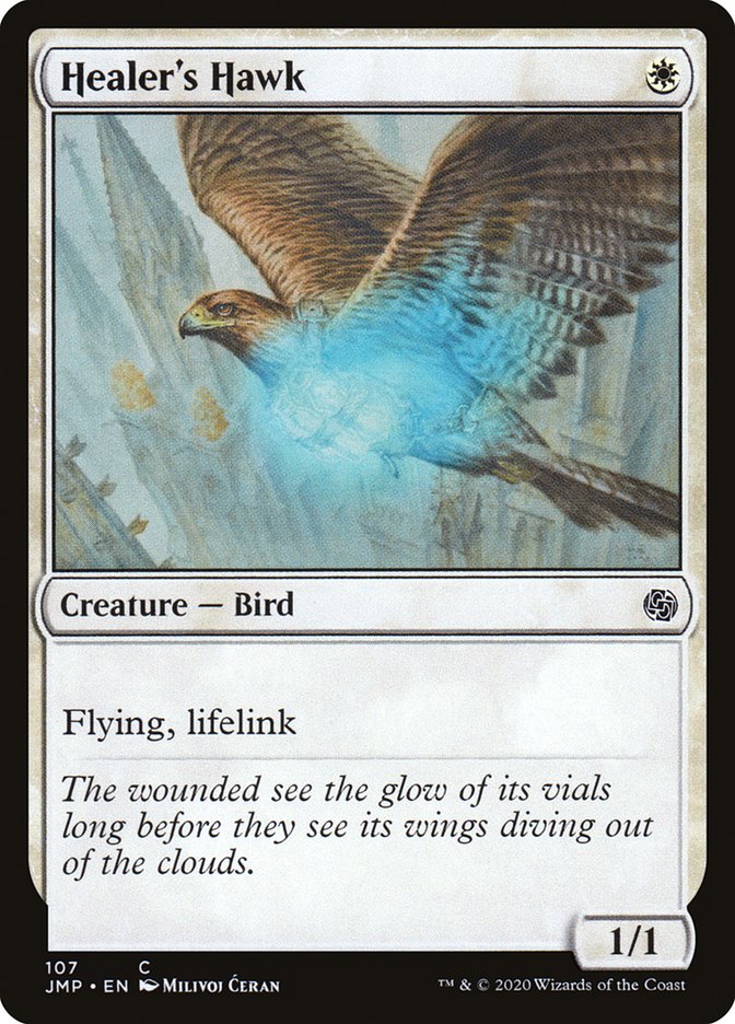 Healer's Hawk [Jumpstart] MTG Single Magic: The Gathering    | Red Claw Gaming