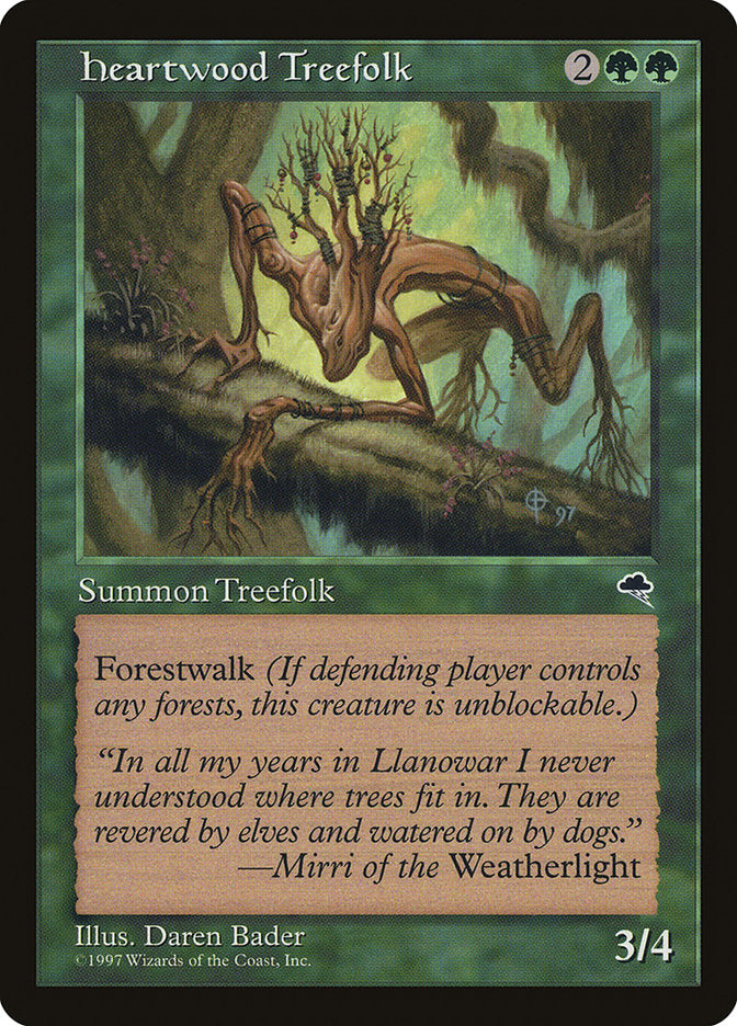 Heartwood Treefolk [Tempest] MTG Single Magic: The Gathering    | Red Claw Gaming