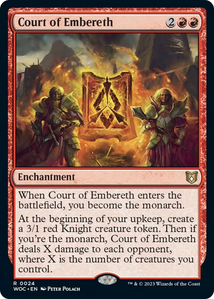 Court of Embereth [Wilds of Eldraine Commander] MTG Single Magic: The Gathering    | Red Claw Gaming