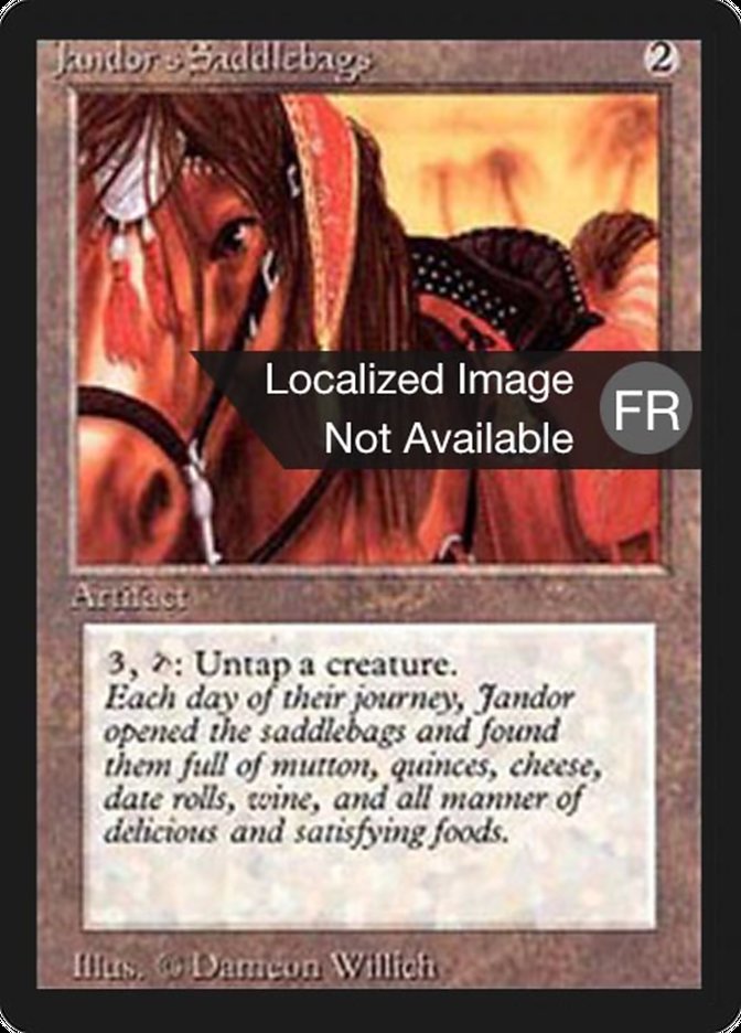 Jandor's Saddlebags [Foreign Black Border] MTG Single Magic: The Gathering    | Red Claw Gaming