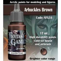 ARBUCKLES BROWN SFG34 Scale Fantasy and Game Color Scale 75    | Red Claw Gaming