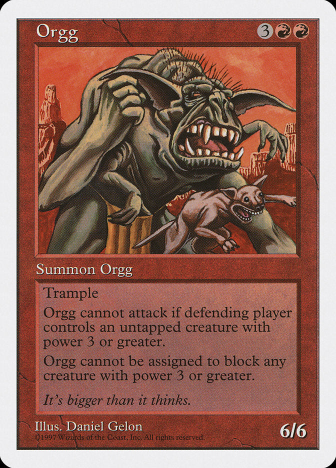 Orgg [Fifth Edition] MTG Single Magic: The Gathering    | Red Claw Gaming