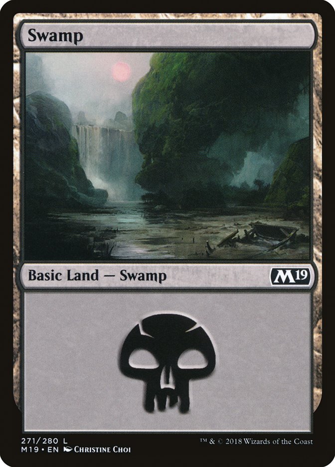 Swamp (271) [Core Set 2019] MTG Single Magic: The Gathering    | Red Claw Gaming