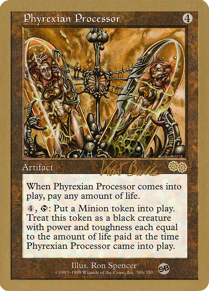 Phyrexian Processor (Kai Budde) (SB) [World Championship Decks 1999] MTG Single Magic: The Gathering    | Red Claw Gaming