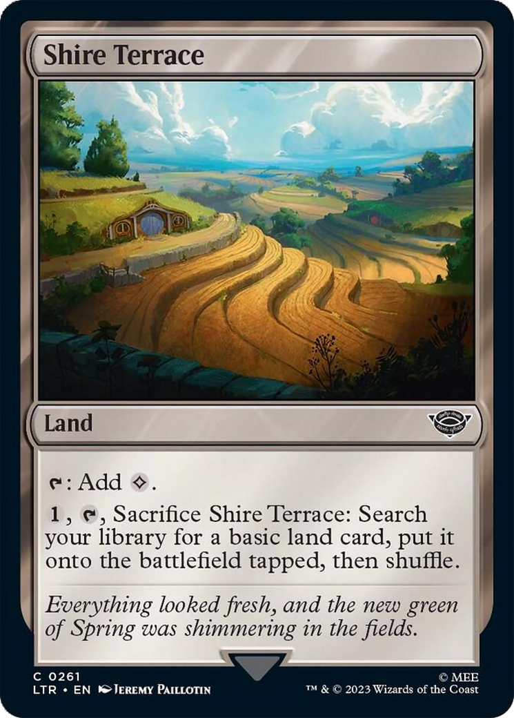 Shire Terrace [The Lord of the Rings: Tales of Middle-Earth] MTG Single Magic: The Gathering    | Red Claw Gaming