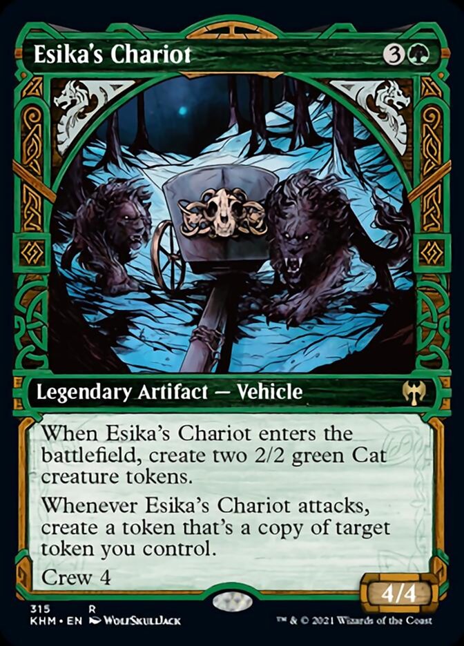 Esika's Chariot (Showcase) [Kaldheim] MTG Single Magic: The Gathering    | Red Claw Gaming