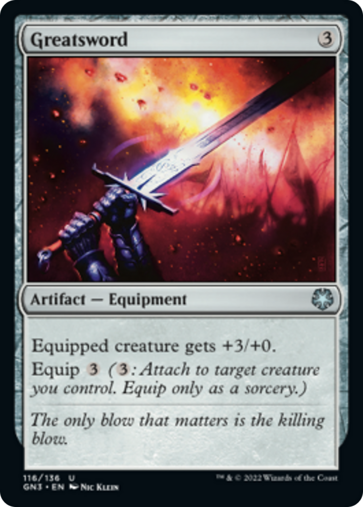 Greatsword [Game Night: Free-for-All] MTG Single Magic: The Gathering    | Red Claw Gaming
