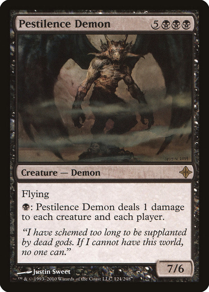Pestilence Demon [Rise of the Eldrazi] MTG Single Magic: The Gathering    | Red Claw Gaming