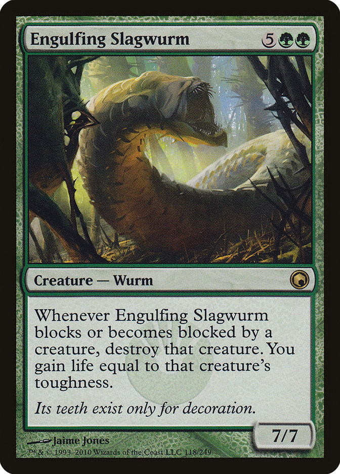 Engulfing Slagwurm [Scars of Mirrodin] MTG Single Magic: The Gathering    | Red Claw Gaming