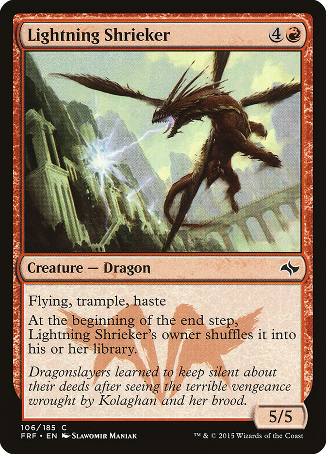 Lightning Shrieker [Fate Reforged] MTG Single Magic: The Gathering    | Red Claw Gaming