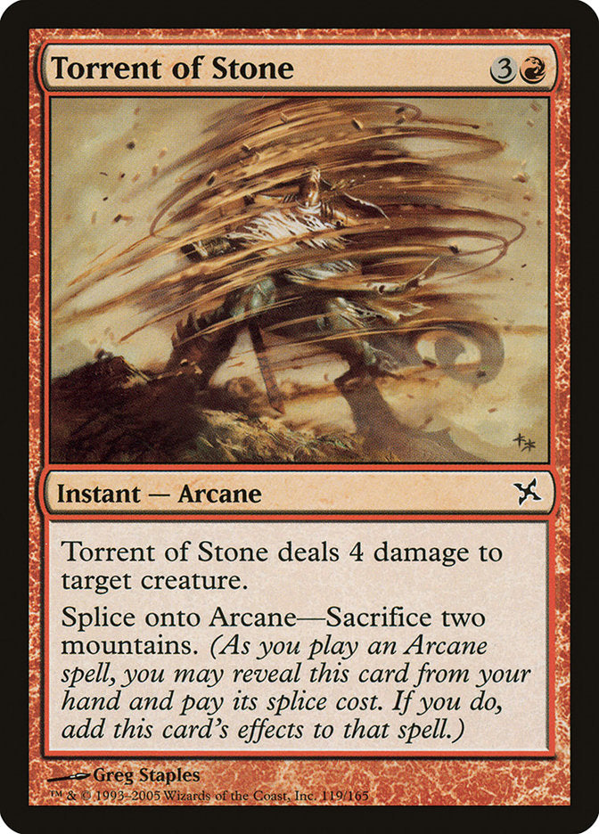 Torrent of Stone [Betrayers of Kamigawa] MTG Single Magic: The Gathering    | Red Claw Gaming